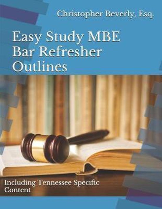Easy Study MBE Bar Refresher Outlines - cover