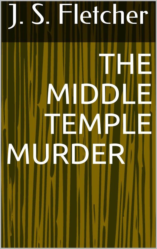 The Middle Temple Murder - cover