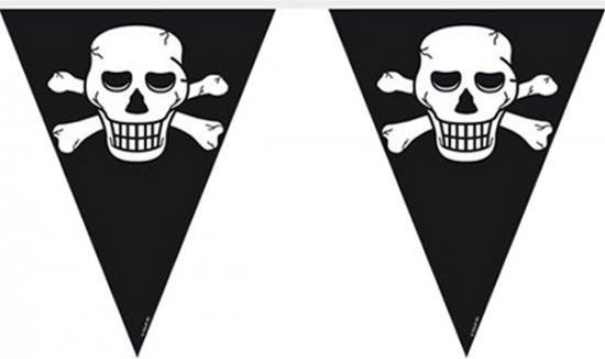 Piraten vlaggenlijn zwart 10 meter | bol.com