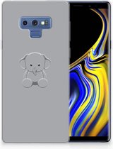 Geschikt voor Samsung Galaxy Note 9 Uniek TPU Hoesje Baby Olifant