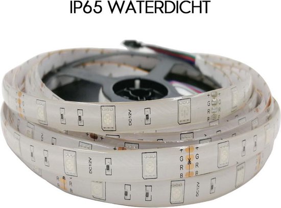 Led strips – RGB Led-strip met afstandsbediening – Led strip 5 meter – IPS Waterdicht -Led verlichting TopLED - TopLED