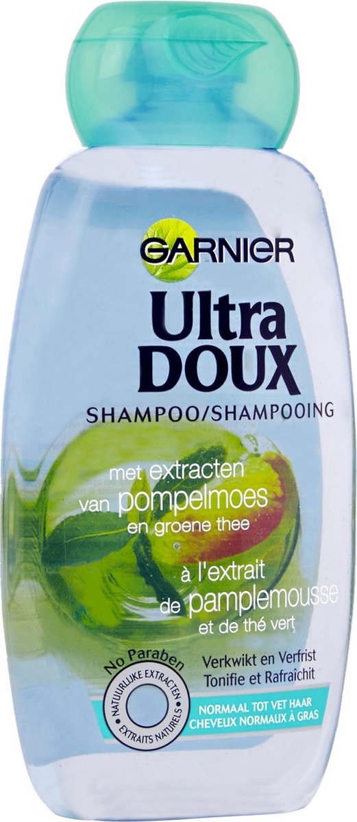 Garnier Ultra Doux Shampoo PompelmoesGroene Thee Normaal Tot Vet