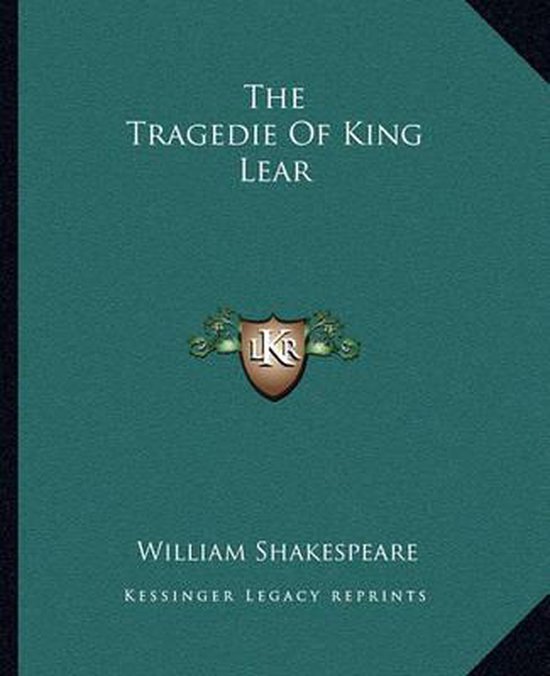 The Tragedie of King Lear - cover