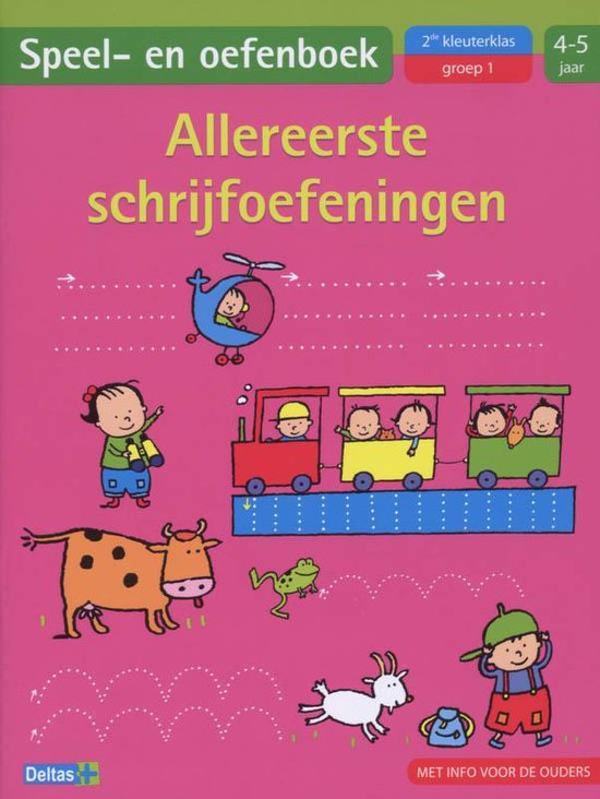 Cover van het boek 'Speel- en oefenboek (4-5 j.) / Allereerste schrijfoefeningen' van  Nvt