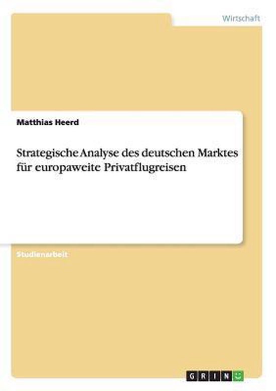 Foto: Strategische analyse des deutschen marktes fur europaweite privatflugreisen