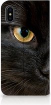 iPhone X 10 Hoesje Zwarte Kat