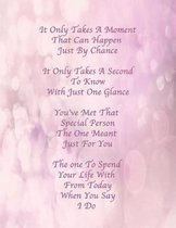 Omslag It Only Takes A Moment