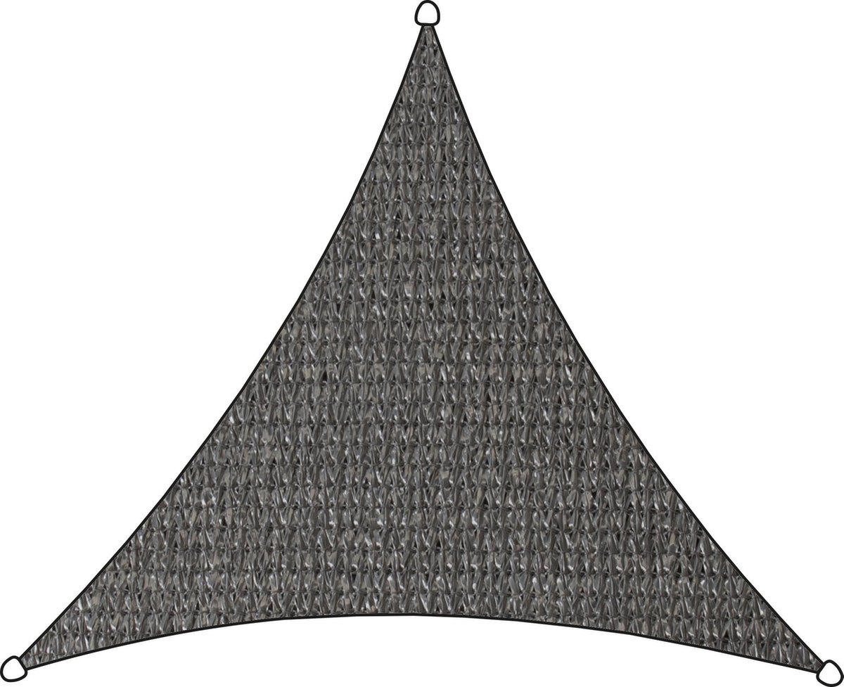 Livn Schaduwdoek - HDPE - Driehoek - 5 m - Antraciet