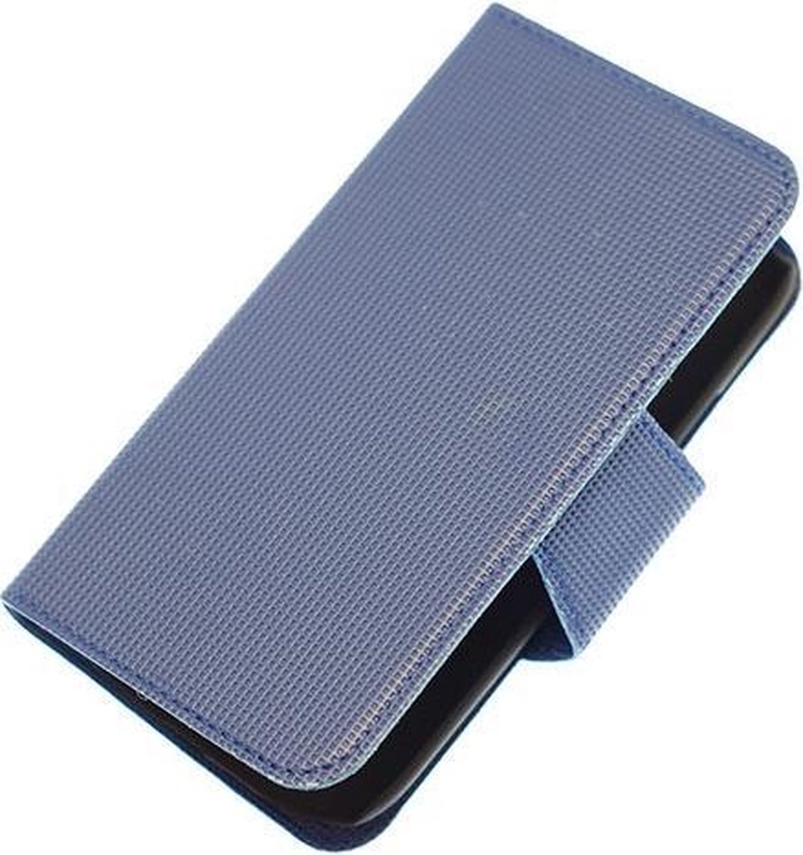 Donker Blauw Samsung Galaxy S Advance I9070 cover case booktype hoesje Ultra...