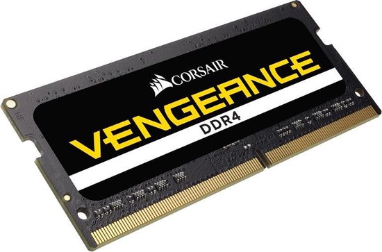 Corsair Vengeance SODIMM 16GB (1x16GB) DDR4 2400MHz CL16 Speicher fur Laptops (unterstutzt Intel Core™ i5 und i7 Prozessoren der 6. Generation) Schwarz
