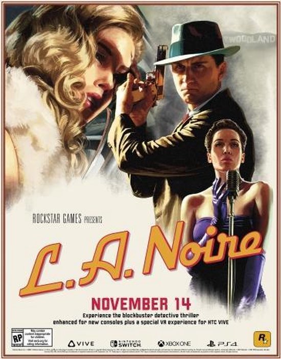Take Two Interactive L.A. Noire video game Nintendo Switch Basis
