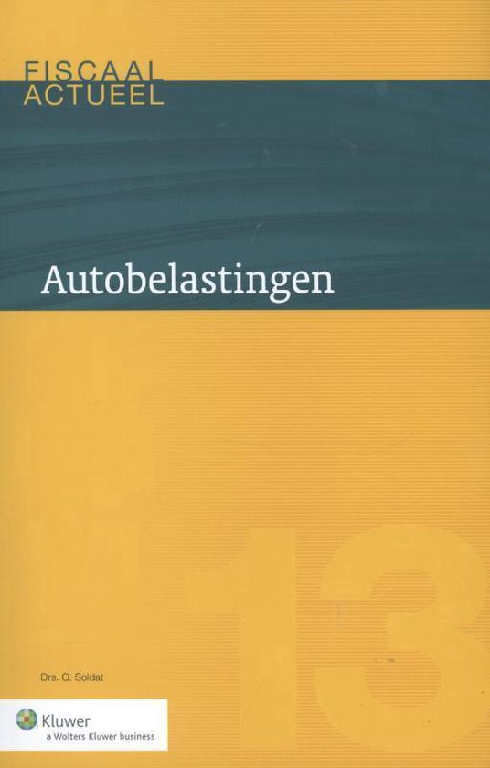 Fiscaal actueel 015 - Autobelastingen - cover