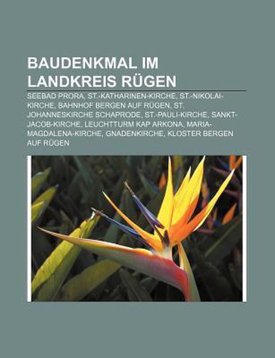 Baudenkmal Im Landkreis Rugen - cover