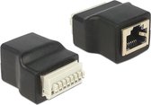 DeLOCK RJ45 druk connector voor U/UTP CAT5e / CAT6 netwerkkabel - per stuk