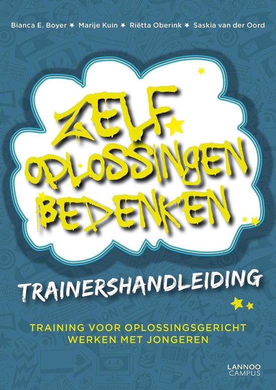 Cover van het boek 'Zelf oplossingen bedenken - Trainershandleiding'