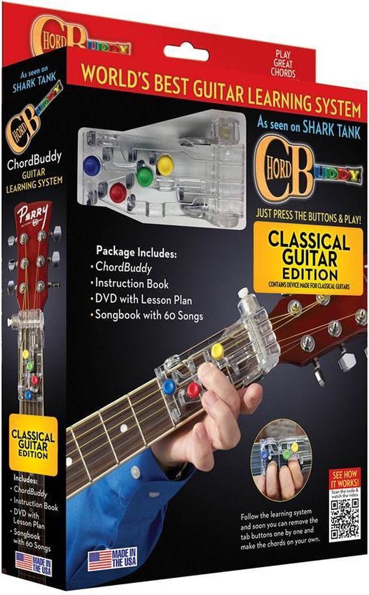 Chordbuddy Classical Guitar Learning Boxed System