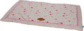 Lief! benchkussen girls beige / roze 120x73 cm