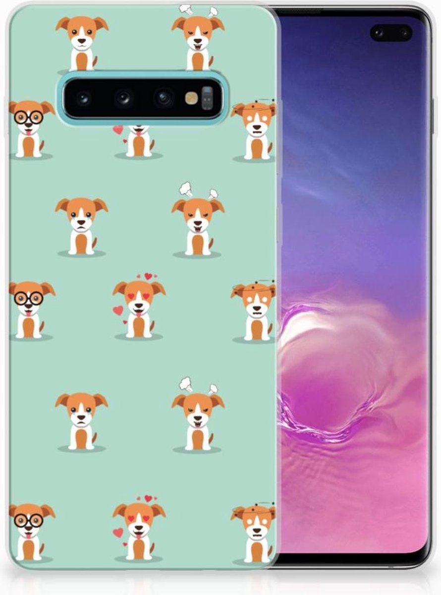 Samsung Galaxy S10 Plus TPU Hoesje Pups