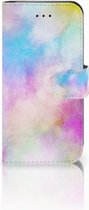 Hoesje iPhone 7/8 en iPhone SE 2020 Bookcase Watercolor Light