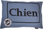 Lex & Max Chien - Losse hoes voor hondenkussen - Rechthoek - Faded Blue - 100x70cm