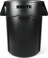 Rubbermaid Ronde Brute Utily Container - 166, 5 l - Zwart