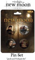 Twilight New Moon - Pin Set of 4 "Jacob and Wolf Pack Set"