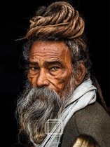 Portrait of a Sadhu by Artitect - Plexiglas