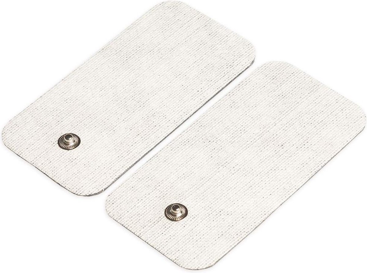 Sanitas SEM 36, SEM 40, SEM 42, SEM 43, SEM 44 Set vervangende elektroden voor TENS/EMS/Massage apparaat - Groot - 50 x 100 mm - 4 Stuks - Zelfklevend - Herbruikbaar