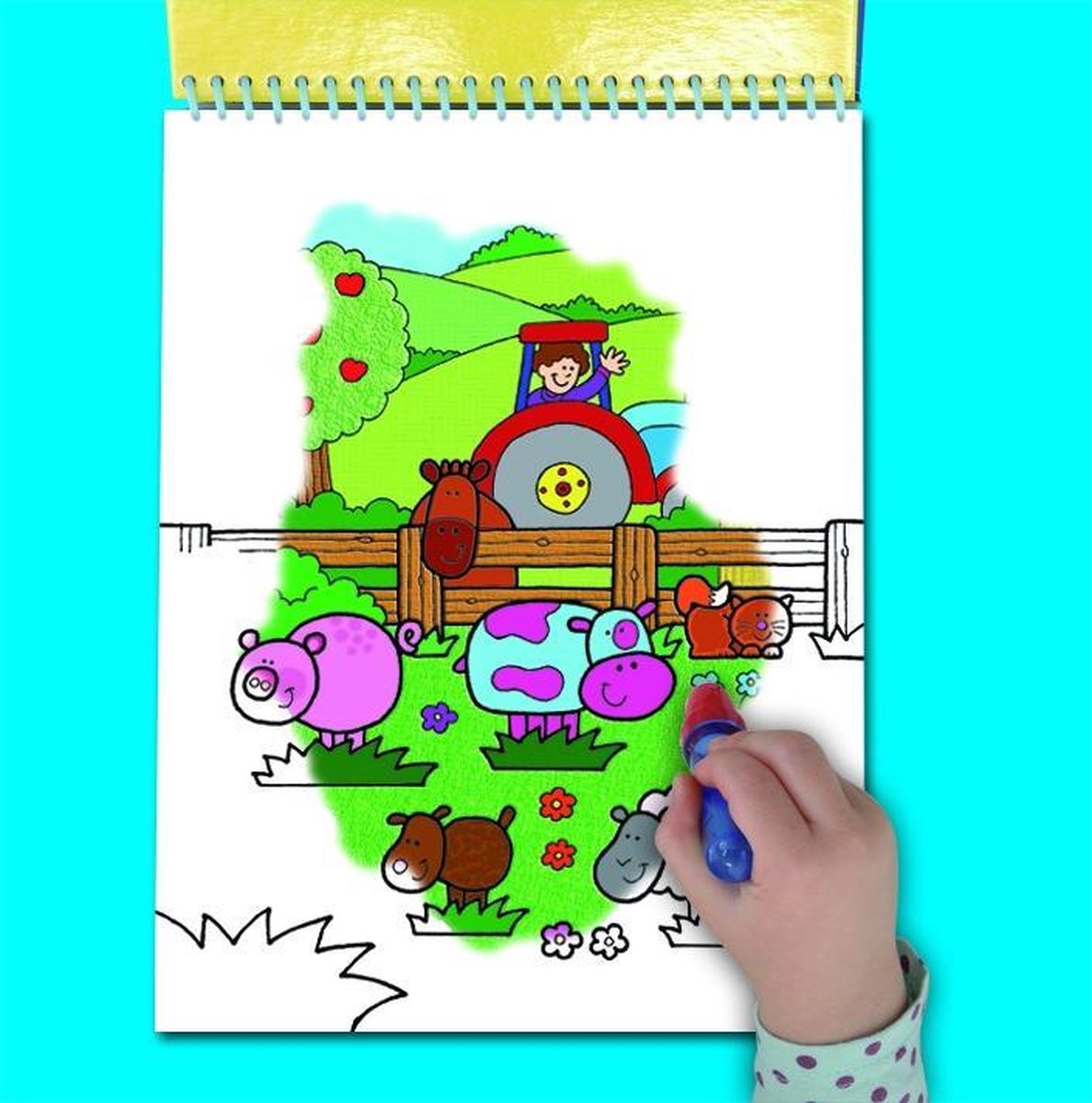 Galt Waterkleurboek Water Magic Boerderij - Kleurboek — afbeelding 8