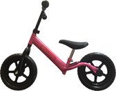 PexKids kinder scooter Loopfiets - 12 inch - Staal - Roze