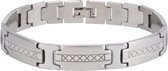 Fako Bijoux® - Heren Armband - Stainless Steel - Model Lars - 22cm
