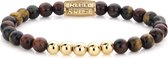 Rebel and Rose Who's Afraid of the Tiger Armband RR-6M025-G-S (Lengte: 16.50 cm)