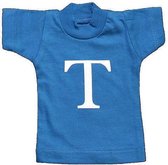 Naamslinger Lettershirts blauw T