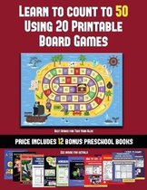 Best Books for Two Year Olds (Learn to Count to 50 Using 20 Printable Board Games)