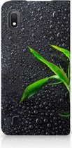 Geschikt voor Samsung Galaxy A10 Smart Cover Orchidee
