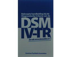 Omslag van Beknopte Handl Diagnostische Criteria Dsm-Iv-Tr
