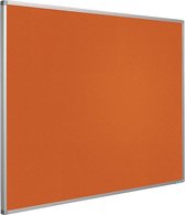 Prikbord Softline profiel 16mm bulletin Oranje - 120x240cm