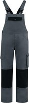 EM Workwear Tuinbroek katoen/polyester grijs-zwart maat 64