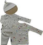Amelius Unisexkledingset - Grijs / Print - Maat 42