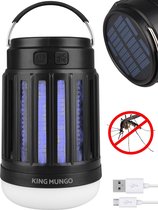 Anti Muggenlamp LED Camping Lamp | Thuis Muggen Vanger Lamp Oplaadbaar | King Mungo
