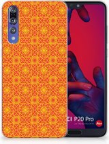 Huawei P20 Pro TPU Hoesje Design Batik Orange