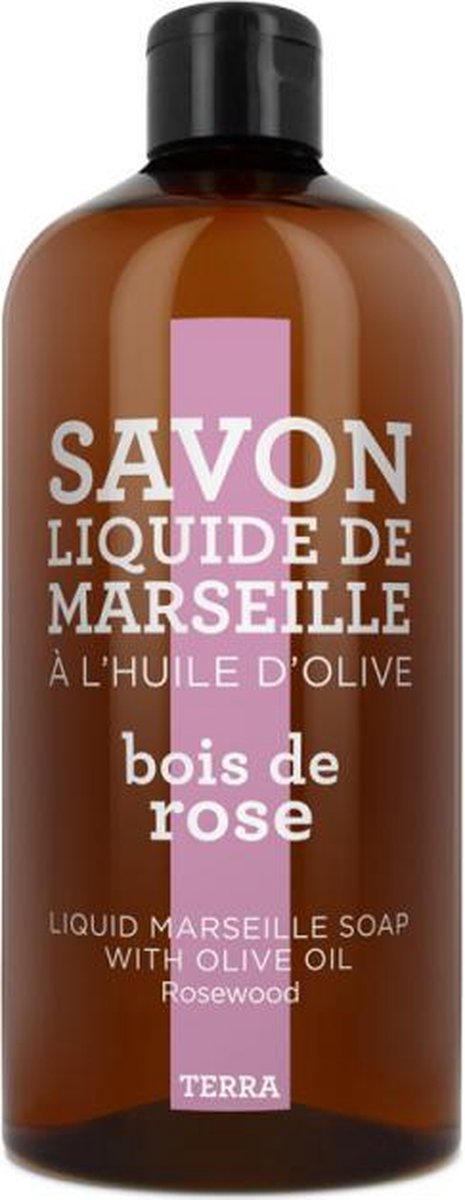 Savon de Marseille Liquide Terra Bois de Rose 1 L. | bol.com