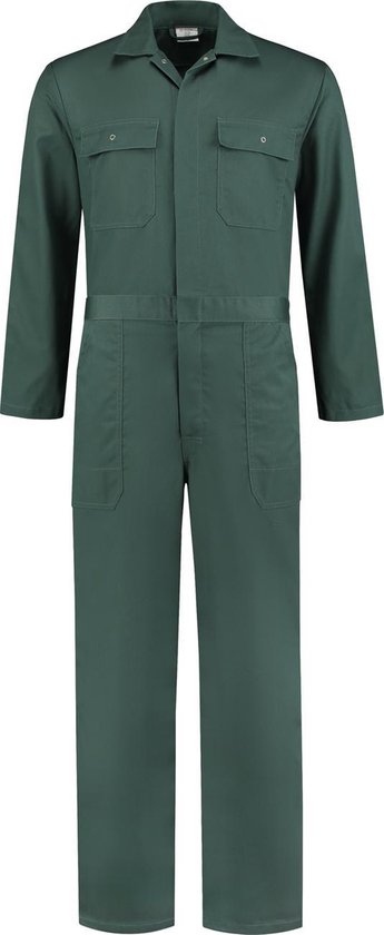 Yoworkwear Combinaison enfant polyester / coton vert bouteille taille 140
