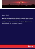 Geschichte des siebenjahrigen Krieges in Deutschland