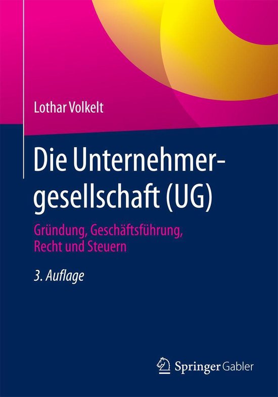 Die Unternehmergesellschaft (UG) - cover