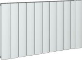 Eastbrook Guardia Design radiator horizontaal aluminium mat wit 60x66cm 1120 watt