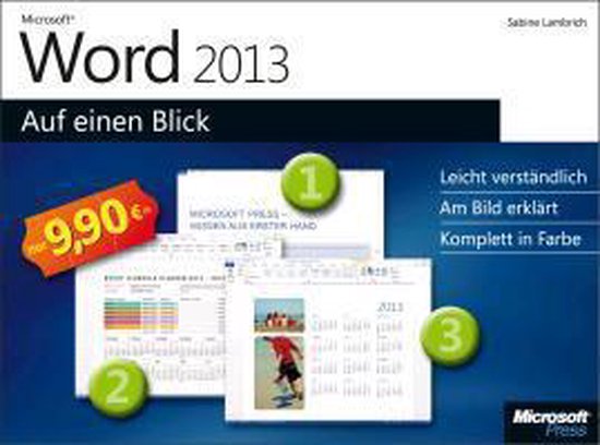 Microsoft Word 2013 Auf Einen Blick - cover