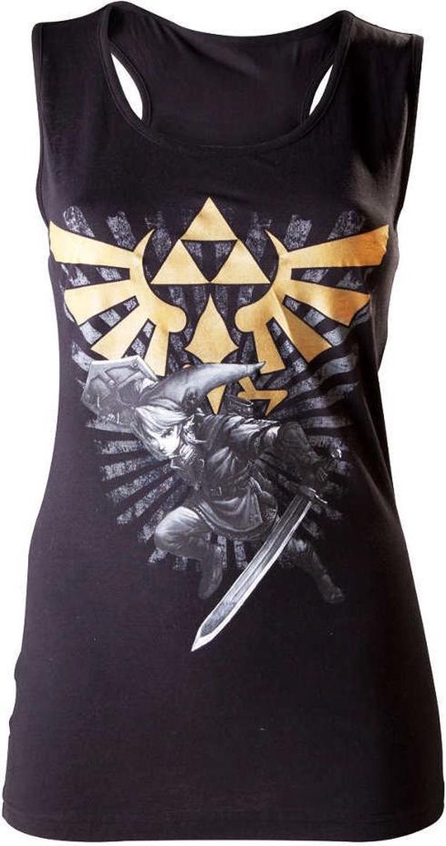 Nintendo - Gold Logo Girls Tank Top - S