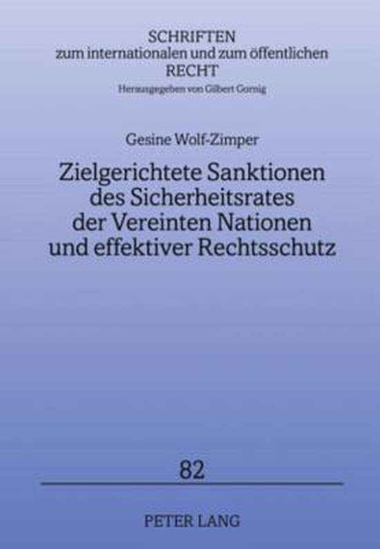 Zielgerichtete Sanktionen des Sicherheitsrates der Vereinten ... - cover