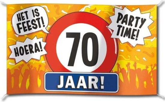 Drapeau De Facade Anniversaire 70 Ans 100 X 150 Cm Bol Com